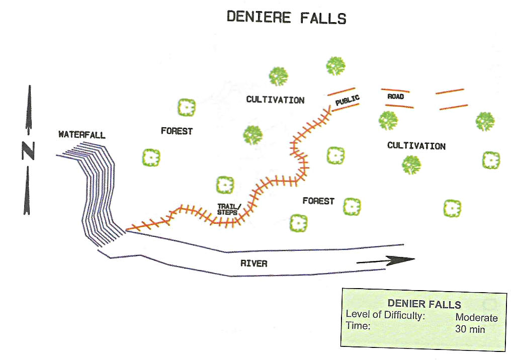 2.Denier Falls - map
